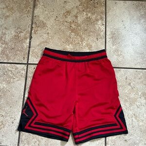 Jordan Big Boys’ Diamond Shorts-Red/Black